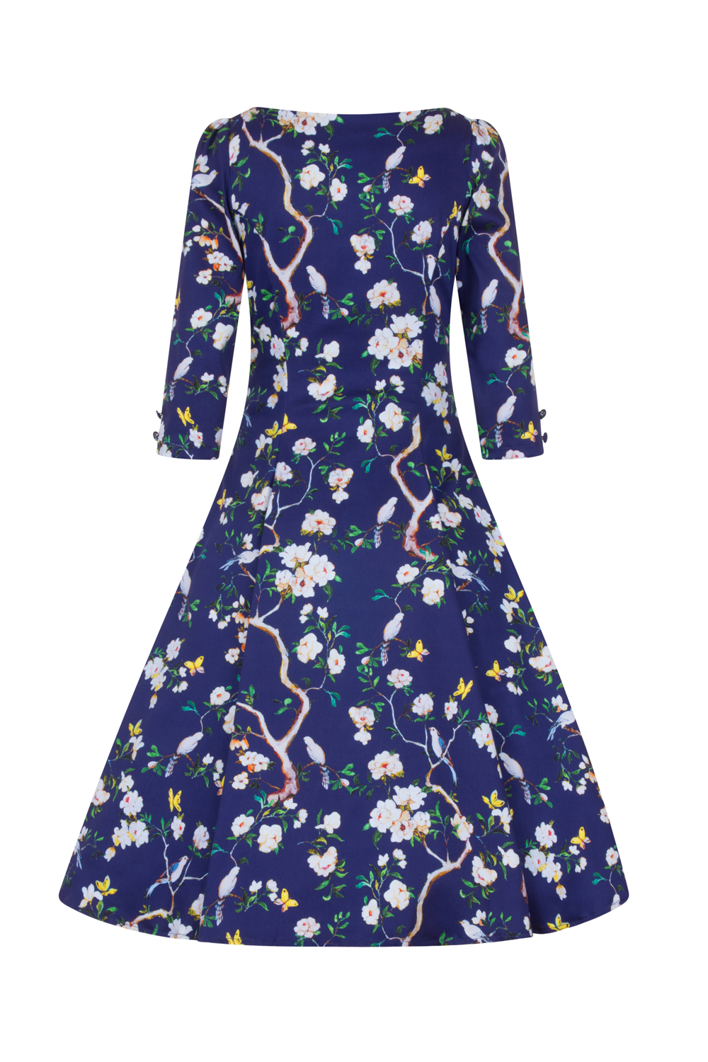 Enchanted Garden Floral Swing Dress